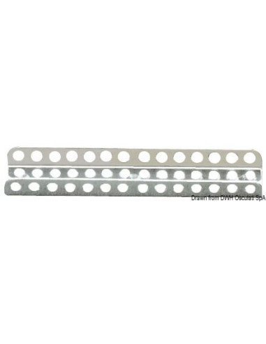 PIASTRA U INOX 150 MM