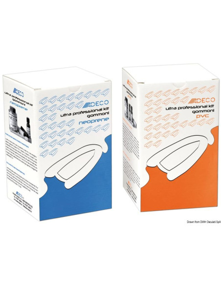 KIT RIPARAZIONE ULTRA PROFESSIONAL PVC BIANCO