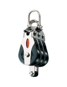 RONSTAN BLOCK TRIPLE WITH BECKET for 20 mm