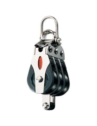 RONSTAN BLOCK TRIPLE WITH BECKET for 20 mm