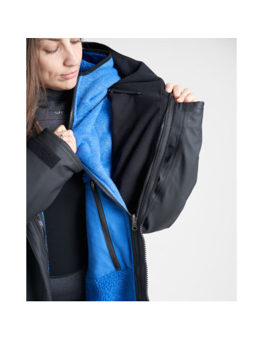ROOSTER - GIACCA AQUAFLEECE ROBE NERO ADULTO