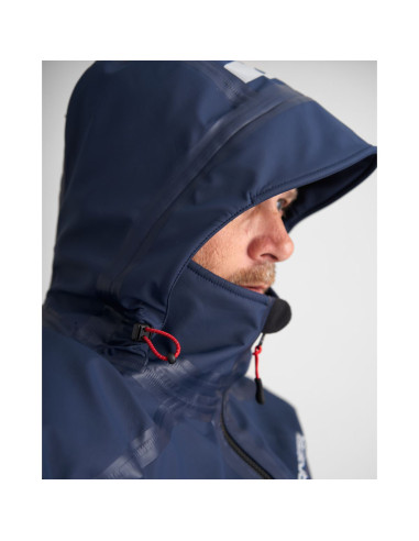 ROOSTER - GIACCA AQUAFLEECE RIGGING COAT BLU
