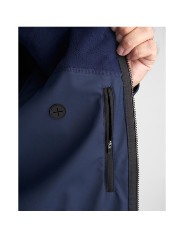 ROOSTER - GIACCA AQUAFLEECE RIGGING COAT NAVY BLU