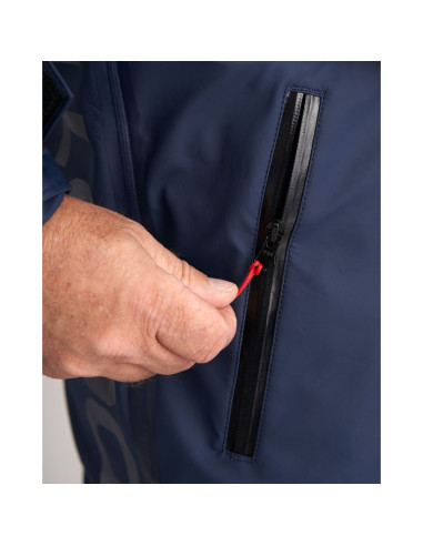 ROOSTER - GIACCA AQUAFLEECE RIGGING COAT BLU
