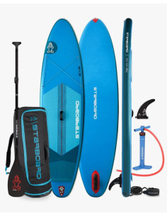 STARBOARD -  SUP GONFIABILE IGO ONE - 10'8" X 33" (INCLUDED PADDLE, BOARDBAG, FIN)