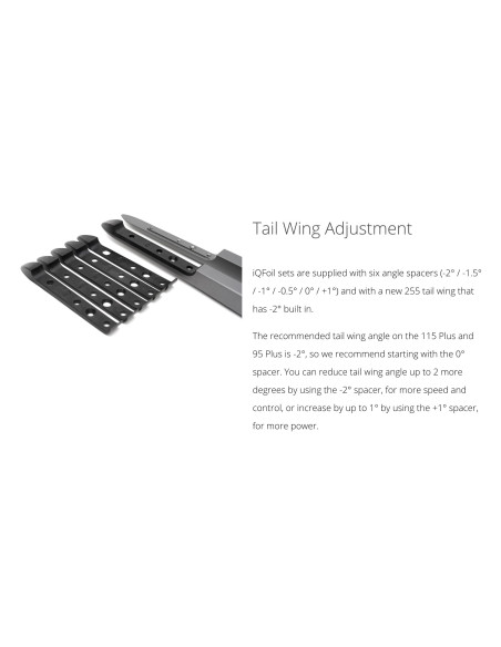 TO USE ON FOIL STARBOARD AND IQ FOIL THE SET INCLUDES 6PCS (-2,-1.5, -1, -0.5, 0, +1)