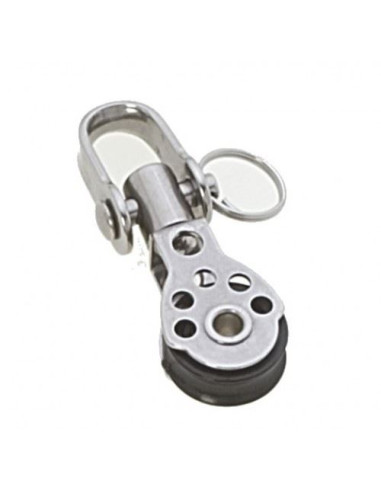 VIADANA BLOCK MICRO-SINGLE WITH SHACKLE 17 mm