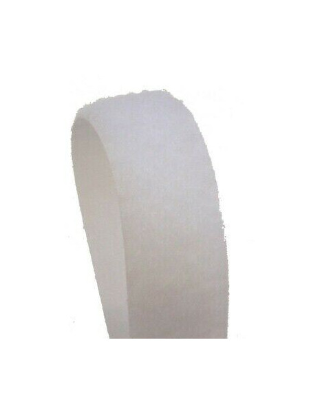 VELCRO - TO SEW WHITE 25MM LOOP - BY METER