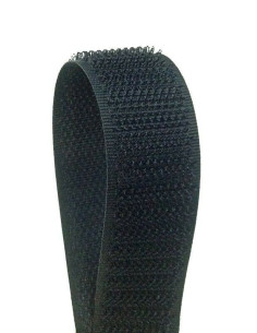 VELCRO - DA CUCIRE MASCHIO NERO 25MM - AL METRO