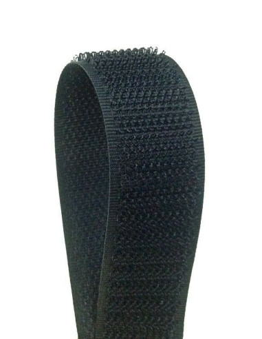 VELCRO - DA CUCIRE MASCHIO NERO 25MM - AL METRO