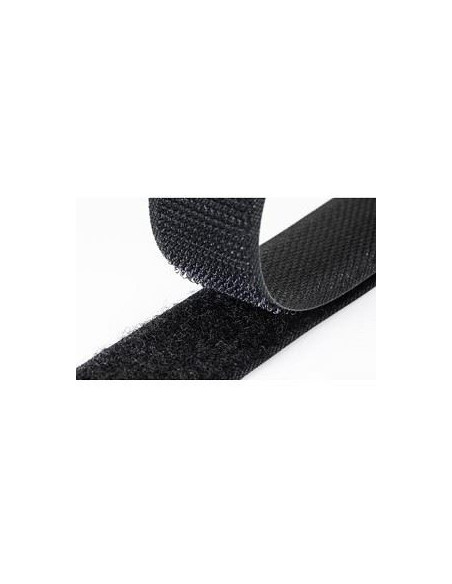 VELCRO - DA CUCIRE FEMMINA NERO 25MM - AL METRO