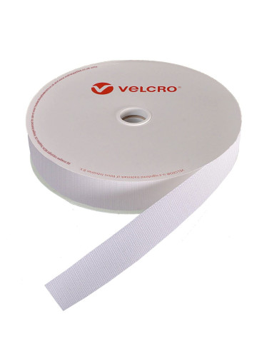 VELCRO - TO SEW WHITE 50MM LOOP - BY METER