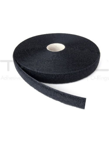 VELCRO - TO SEW BLACK 50MM LOOP - BY METER