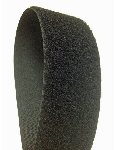 VELCRO - DA CUCIRE FEMMINA NERO 50MM - AL METRO