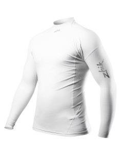 ZHIK - LYCRA UOMO ECO SPANDEX MANICA LUNGA BIANCA 2