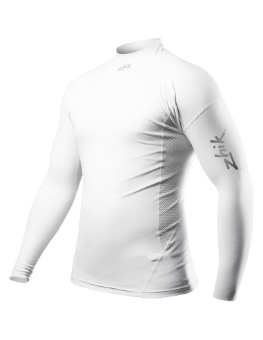 ZHIK - LYCRA UOMO ECO SPANDEX MANICA LUNGA BIANCA