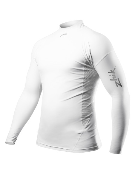 ZHIK - LYCRA UOMO ECO SPANDEX MANICA LUNGA BIANCA