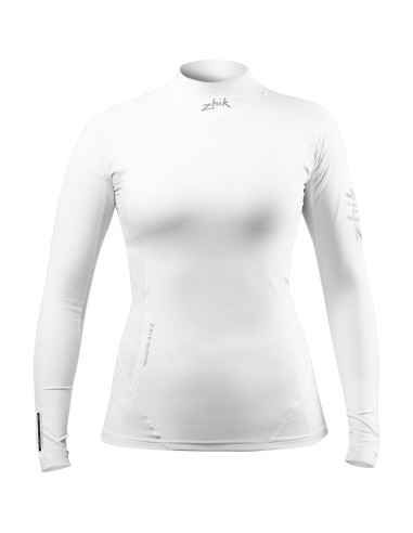 ZHIK - LYCRA WOMAN ECO SPANDEX LONG SLEEVE WHITE