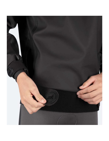 ZHIK - SPRAY TOP BIMBO YOUTH AQUA SMOCK NERO