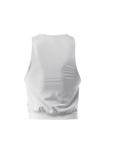ZHIK - CANOTTA BIANCA SENZA STAMPE BIB/VEST - taglia xs/m