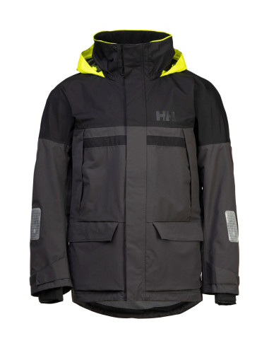 HELLY HANSEN - GIACCA CERATA PIER 4.0 - GRIGIO