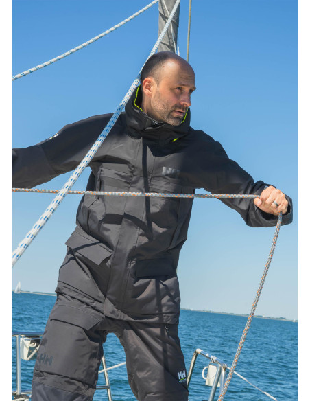 HELLY HANSEN - GIACCA CERATA PIER 4.0 - GRIGIO