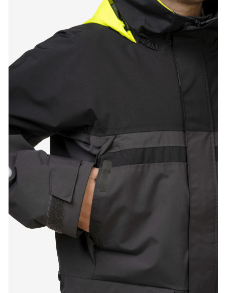 HELLY HANSEN - GIACCA CERATA PIER 4.0 - GRIGIO