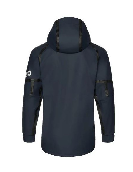 MUSTO - GIACCA IMPERMEABILE CHAMP AQUA HOODIE - BLU