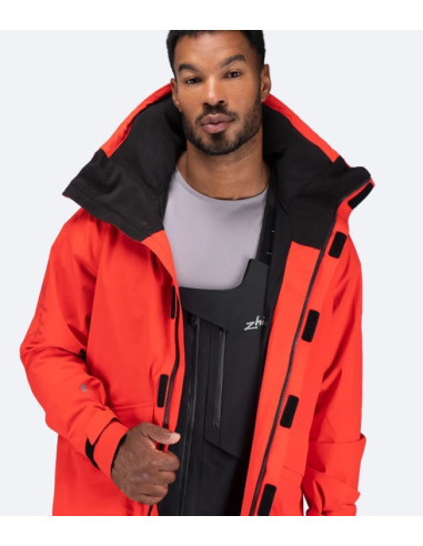 ZHIK - OFS700 GIACCA CERATA OFFSHORE PERFORMANCE JACKET - ROSSA